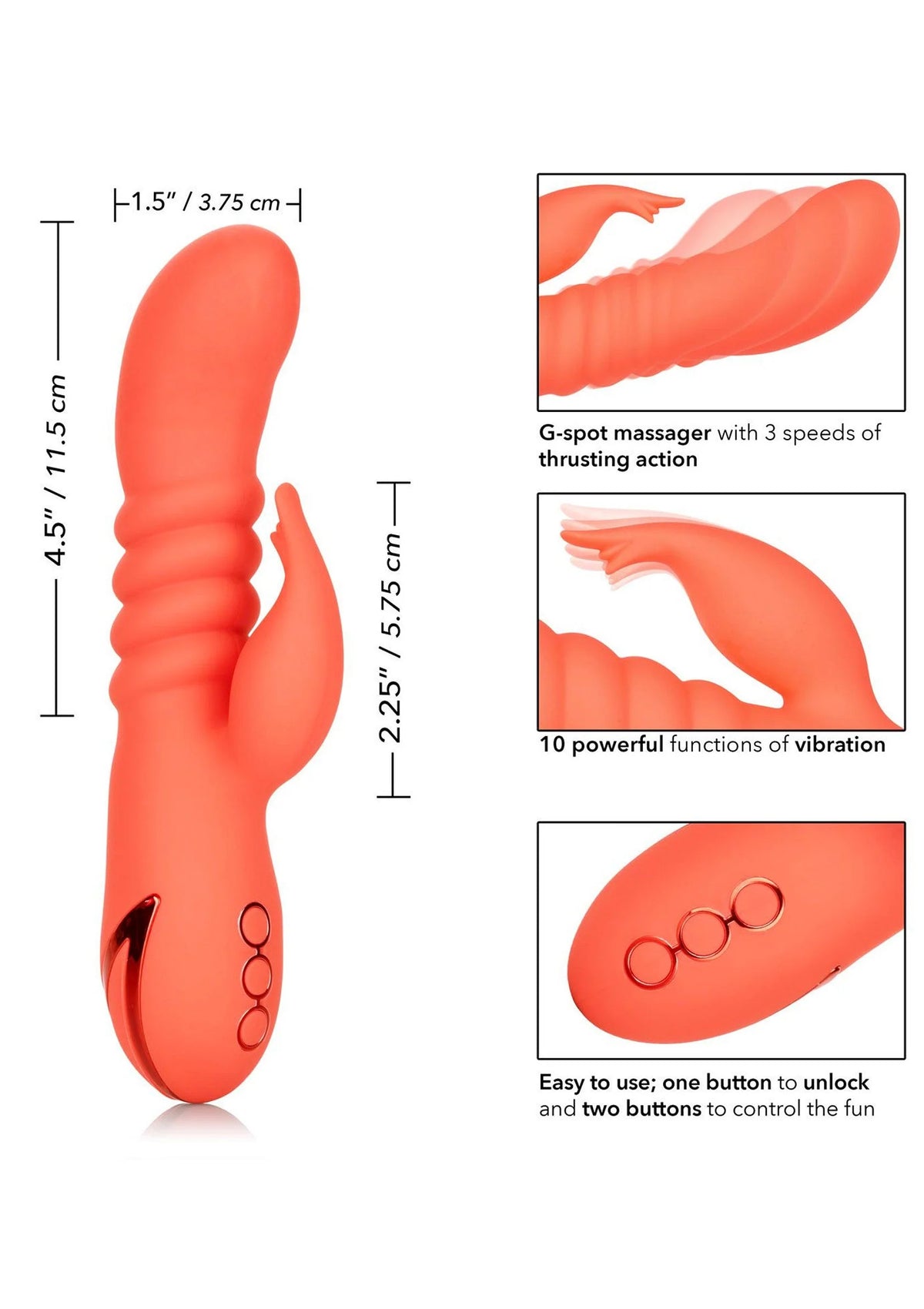 Bestel: California Dreaming Orange County Cutie by CalExotics - bij Happytoys.nl, happytoys.be, Happytoys.ae: erotische sex webshop | liever Happy dan Easy ⭐⭐⭐⭐⭐