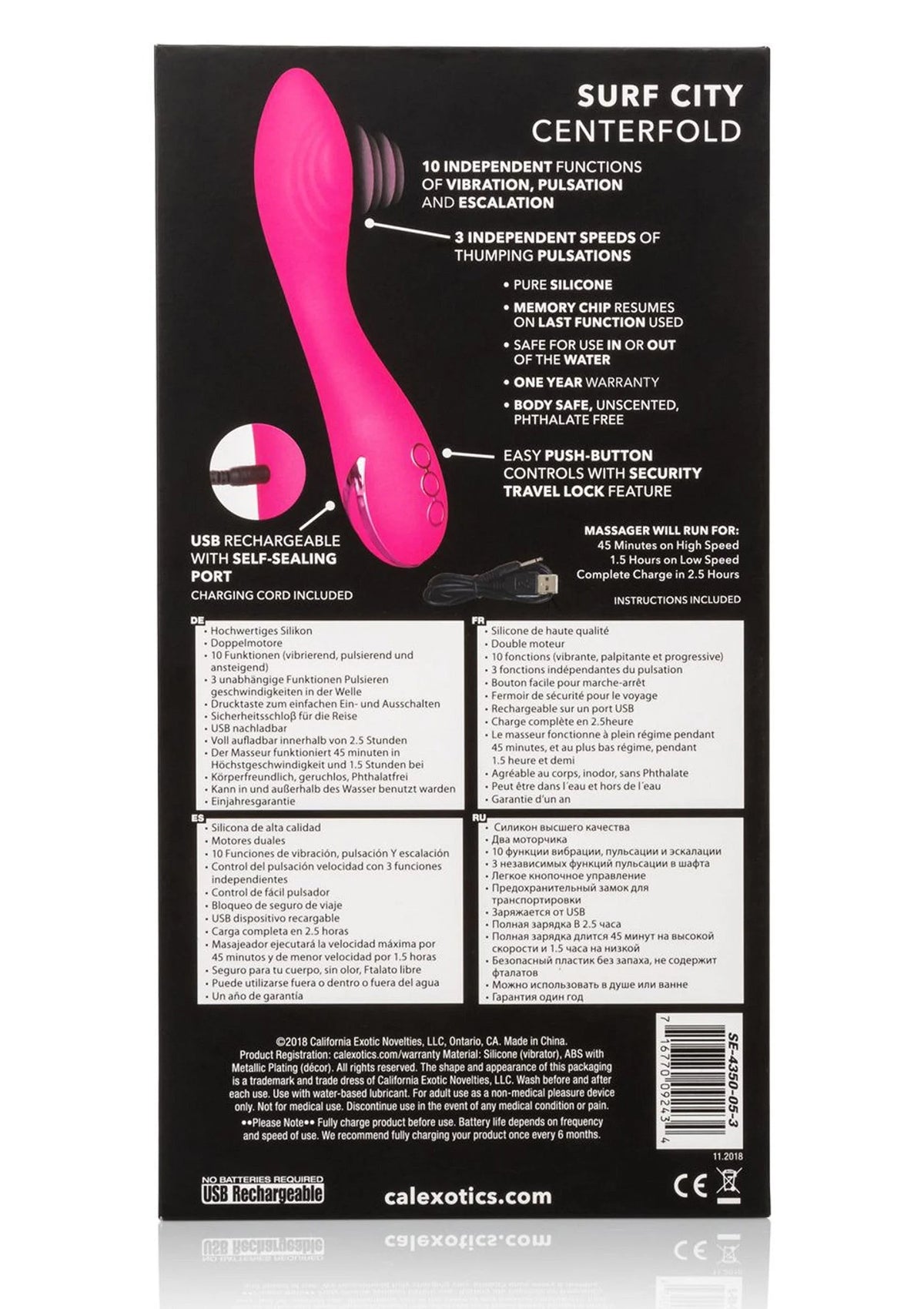 Bestel: California Dreaming Surf City Centerfold by CalExotics - bij Happytoys.nl, happytoys.be, Happytoys.ae: erotische sex webshop | liever Happy dan Easy âââââ