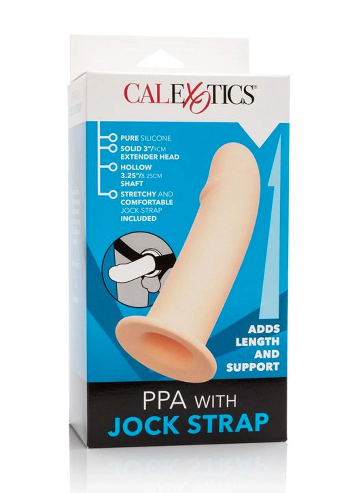 Bestel: PPA Strap - On With Jock Strap by CalExotics Extensions - bij Happytoys.nl, happytoys.be, Happytoys.ae: erotische sex webshop | liever Happy dan Easy âââââ