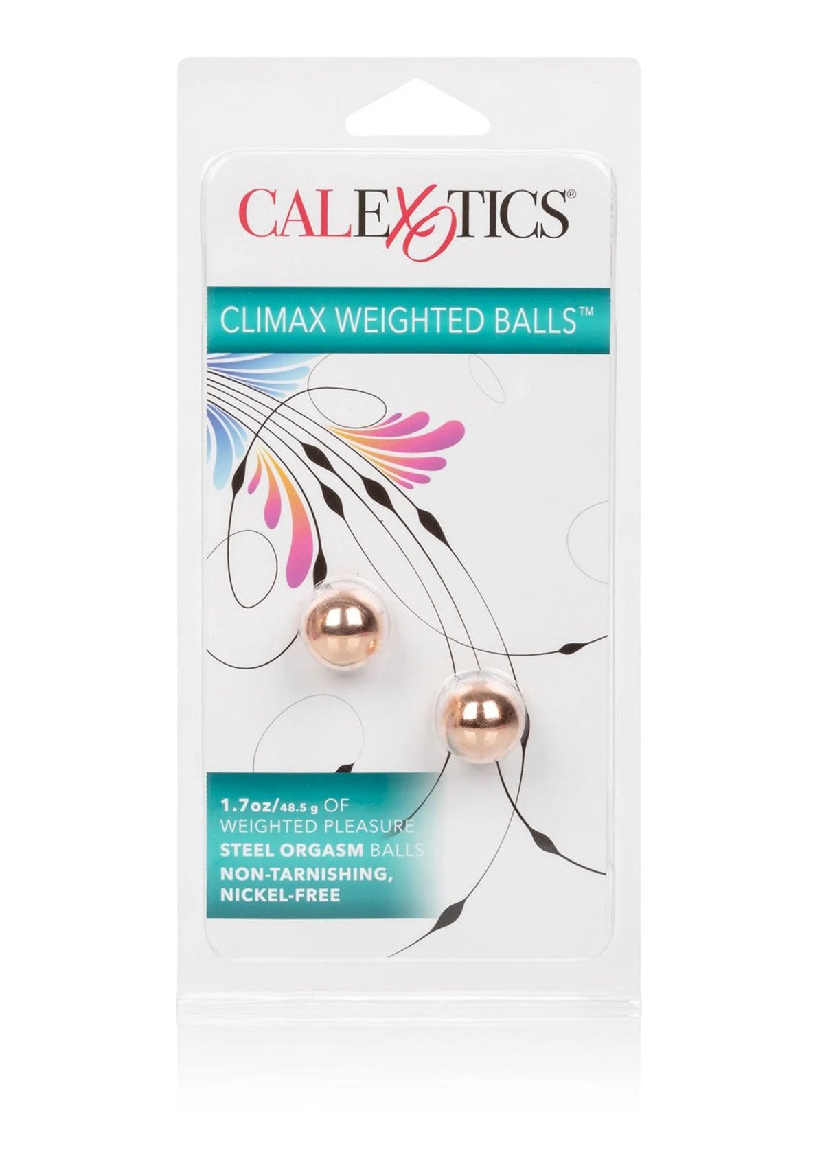 Bestel: Climax Weighted Balls by CalExotics - bij Happytoys.nl, happytoys.be, Happytoys.ae: erotische sex webshop | liever Happy dan Easy ⭐⭐⭐⭐⭐