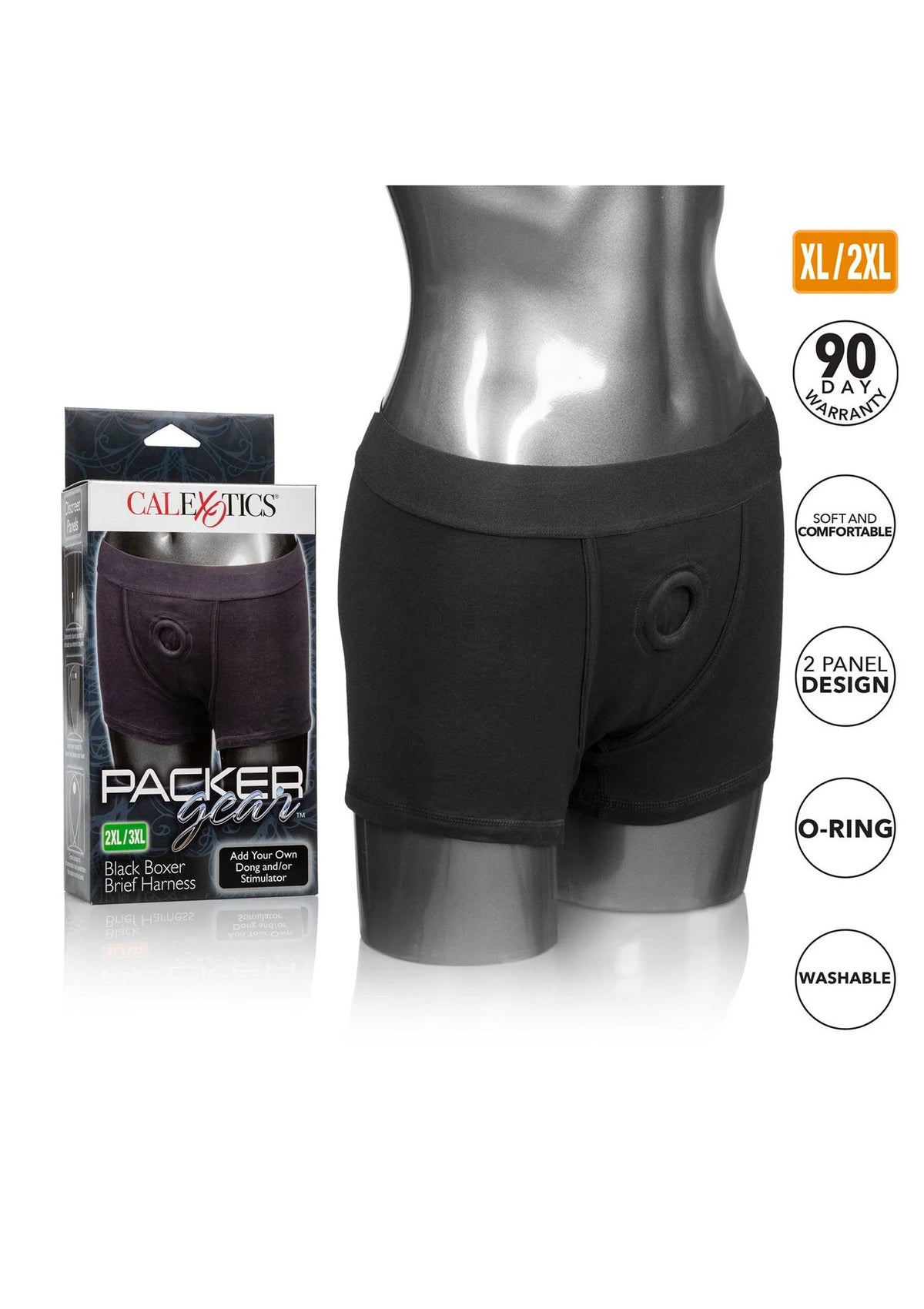 Bestel: Boxer Brief Harness for pegging by CalExotics - bij Happytoys.nl, happytoys.be, Happytoys.ae: erotische sex webshop | liever Happy dan Easy ⭐⭐⭐⭐⭐