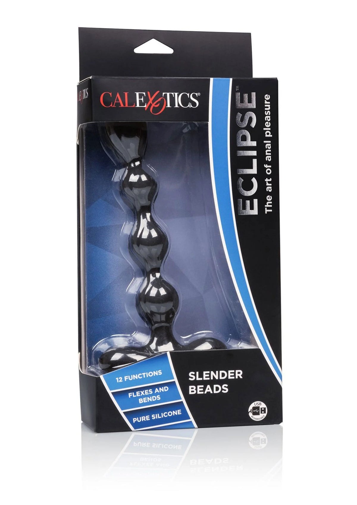 Bestel: Eclipse Slender Vibrating Anal Beads by CalExotics - bij Happytoys.nl, happytoys.be, Happytoys.ae: erotische sex webshop | liever Happy dan Easy ⭐⭐⭐⭐⭐