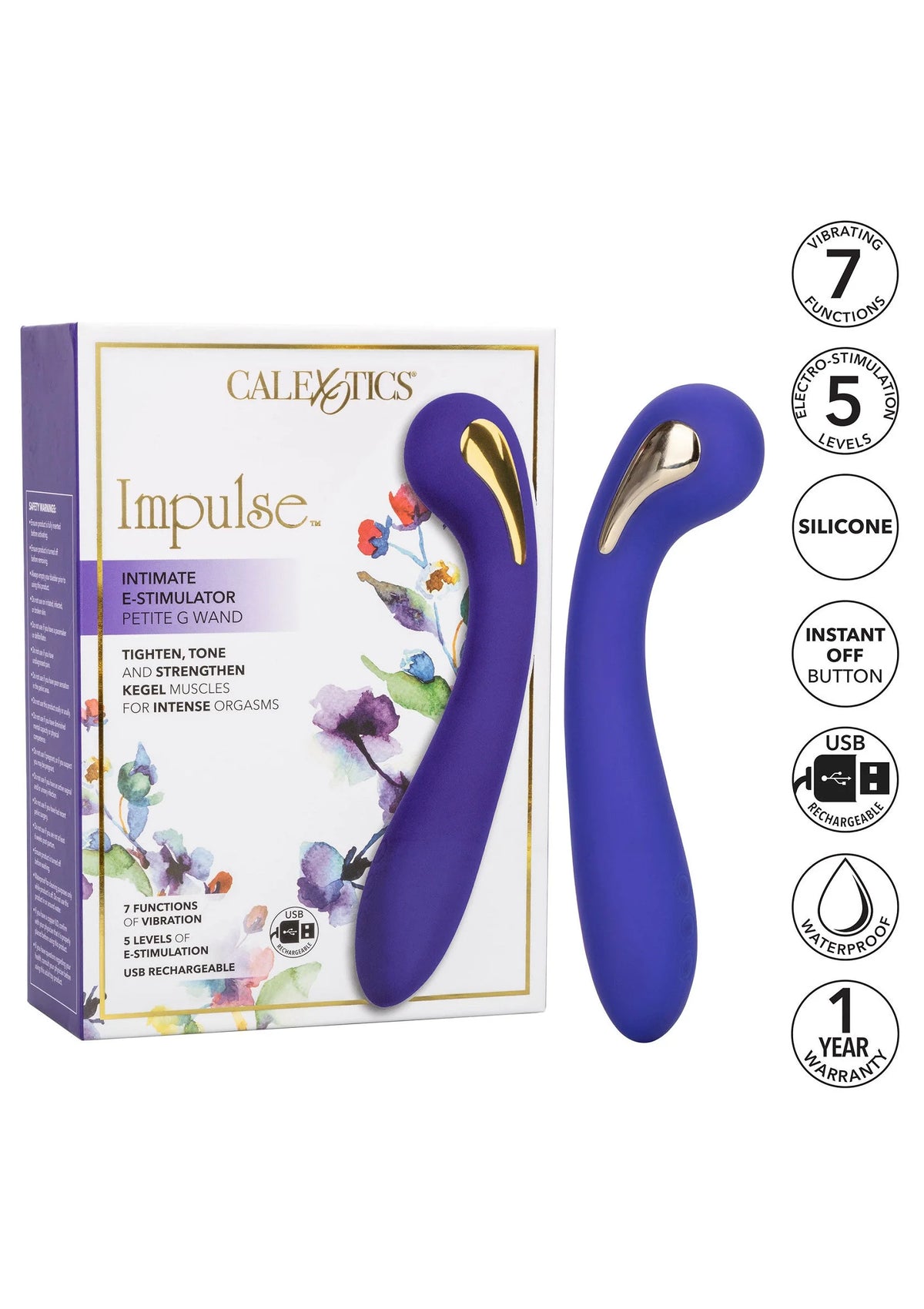 Bestel: Impulse Intimate E - Stimulator Petite G Wand vibrator by CalExotics - bij Happytoys.nl, happytoys.be, Happytoys.ae: erotische sex webshop | liever Happy dan Easy ⭐⭐⭐⭐⭐