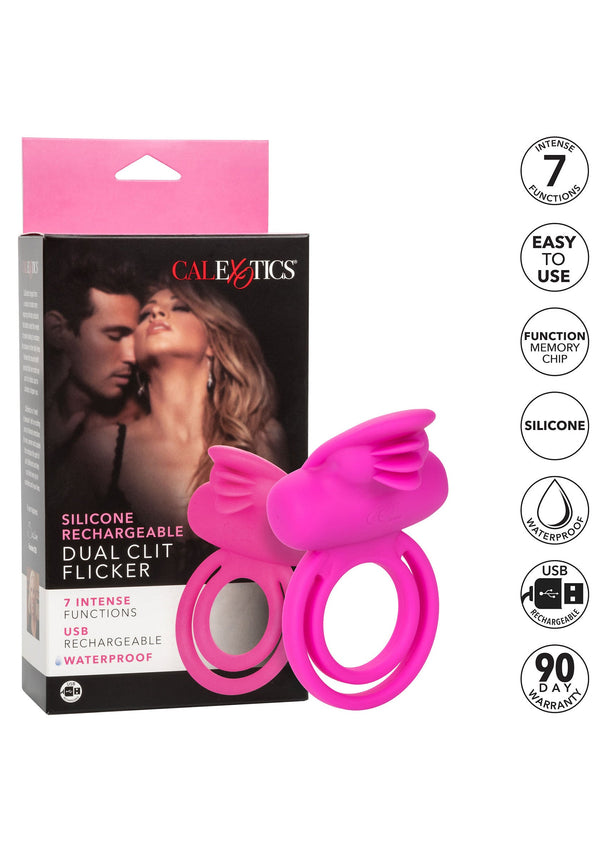 Bestel: Dual Clit Flicker Enhancer cockring by CalExotics Couples Enhancer - bij Happytoys.nl, happytoys.be, Happytoys.ae: erotische sex webshop | liever Happy dan Easy âââââ