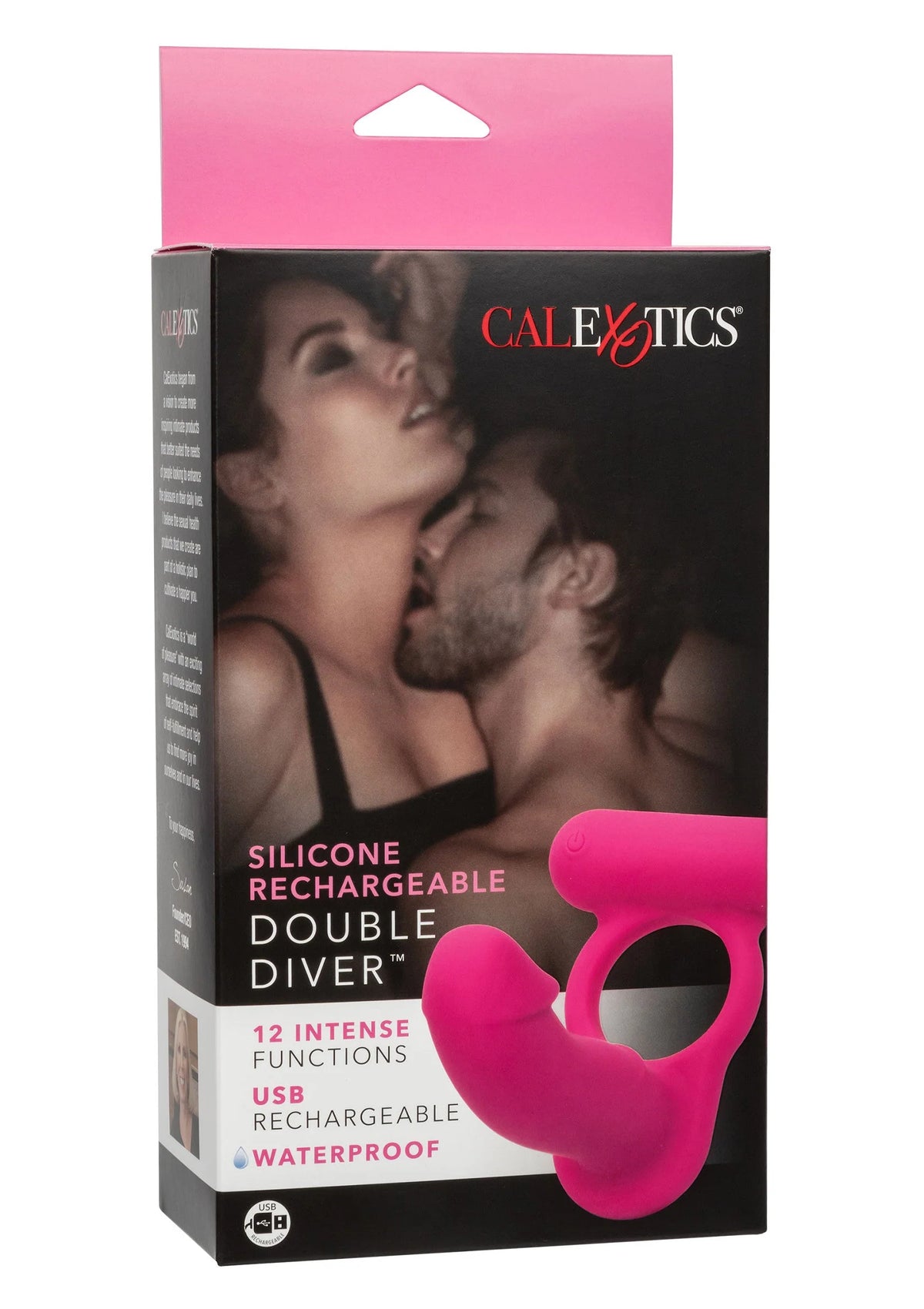 Bestel: Double Diver Couples vibrator ring by CalExotics Couples Enhancers - bij Happytoys.nl, happytoys.be, Happytoys.ae: erotische sex webshop | liever Happy dan Easy ⭐⭐⭐⭐⭐