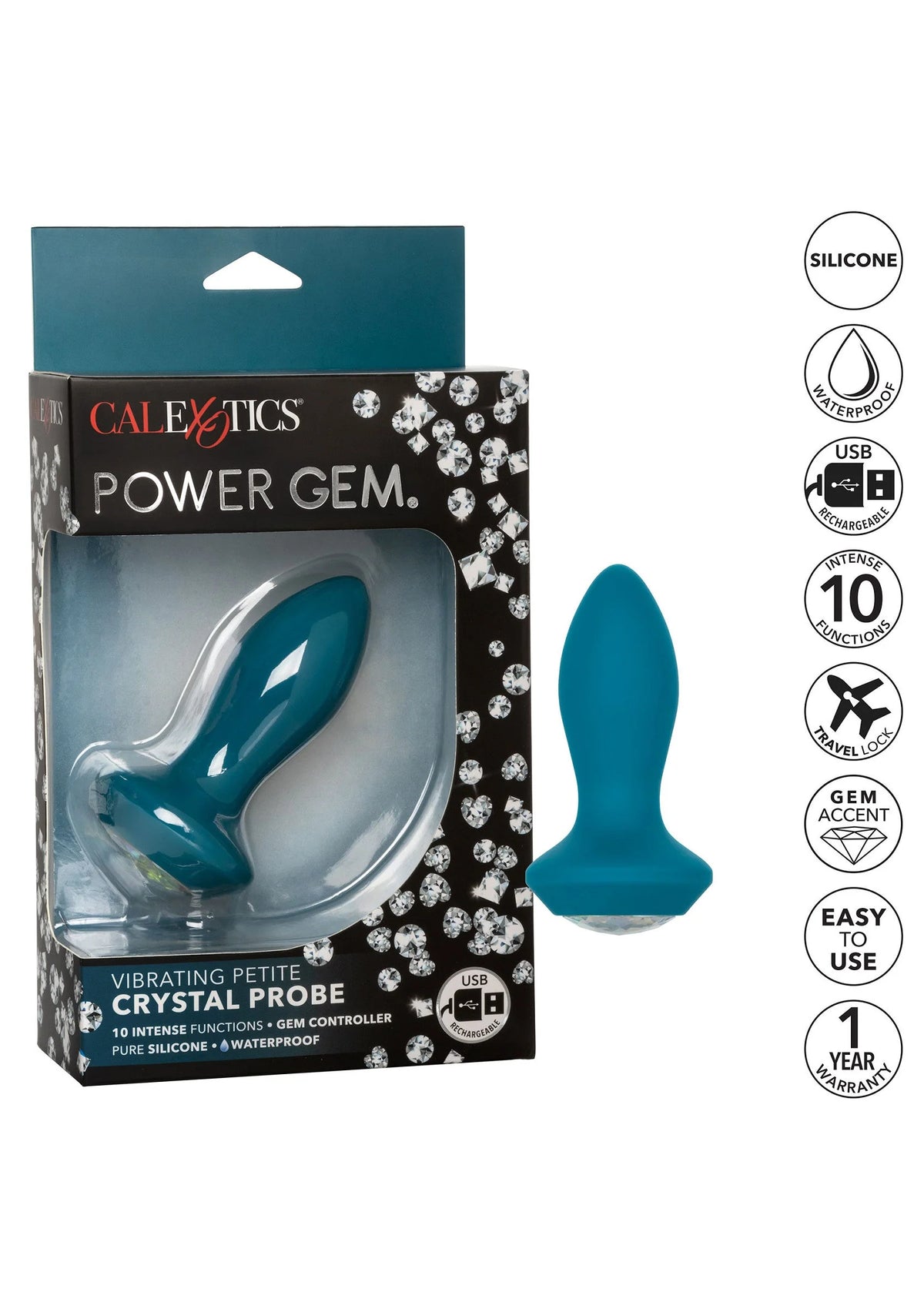 Bestel: Vibrating Petite Crystal Probe - bij Happytoys.nl, happytoys.be, Happytoys.ae: erotische sex webshop | liever Happy dan Easy ⭐⭐⭐⭐⭐