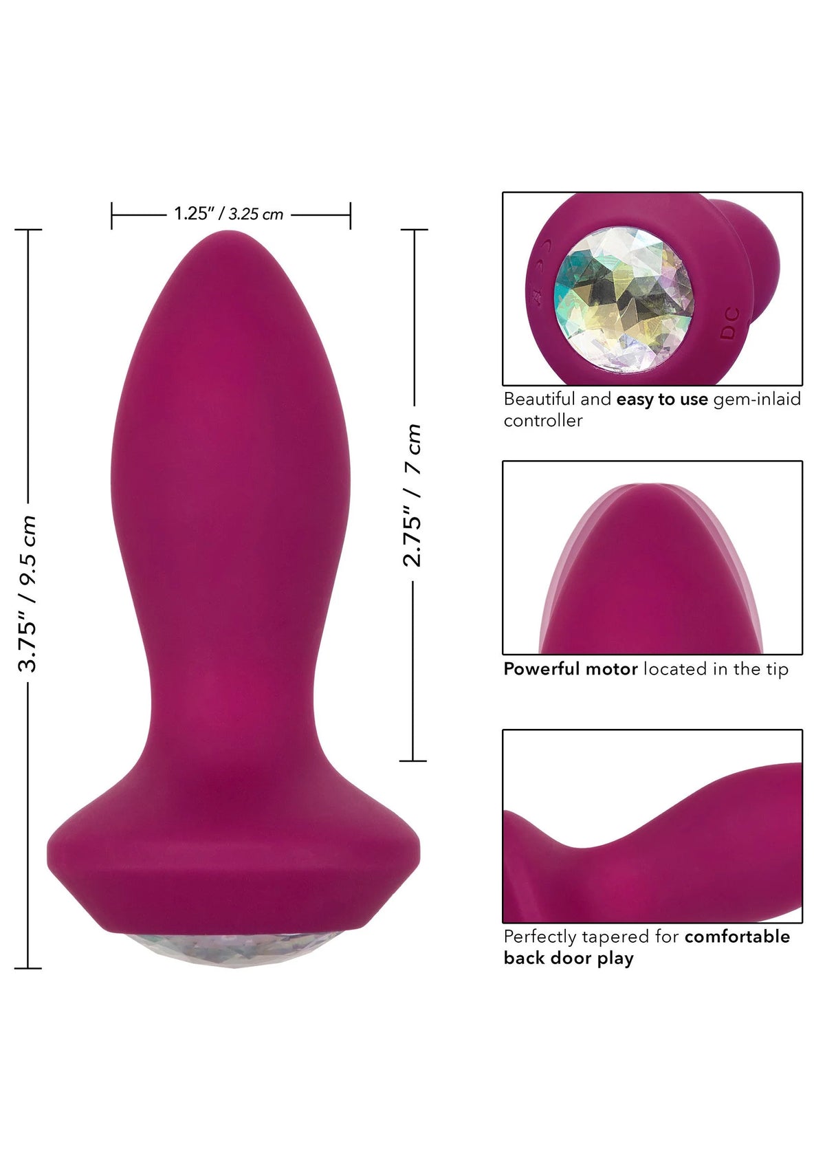 Bestel: Vibrating Petite Crystal Probe - bij Happytoys.nl, happytoys.be, Happytoys.ae: erotische sex webshop | liever Happy dan Easy ⭐⭐⭐⭐⭐