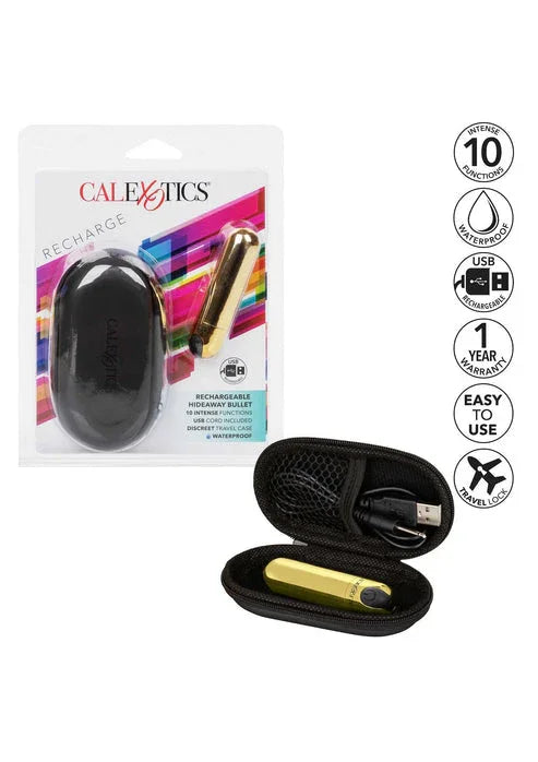Bestel: Rechargeable Hideaway Bullet by CalExotics - bij Happytoys.nl, happytoys.be, Happytoys.ae: erotische sex webshop | liever Happy dan Easy ⭐⭐⭐⭐⭐