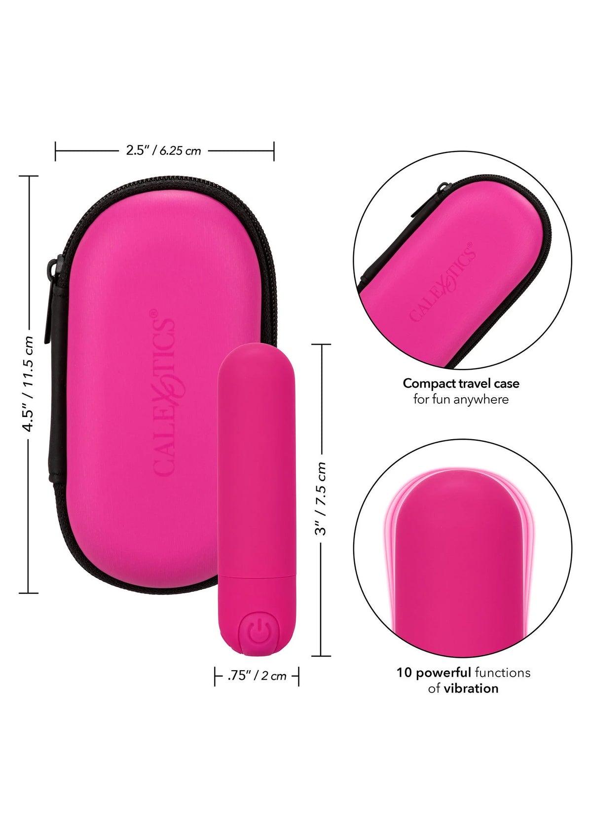 Bestel: Rechargeable Hideaway Bullet by CalExotics - bij Happytoys.nl, happytoys.be, Happytoys.ae: erotische sex webshop | liever Happy dan Easy âââââ