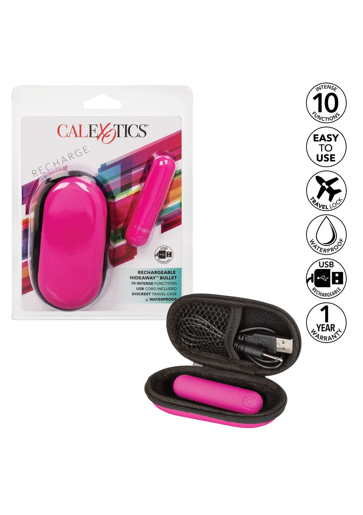 Bestel: Rechargeable Hideaway Bullet by CalExotics - bij Happytoys.nl, happytoys.be, Happytoys.ae: erotische sex webshop | liever Happy dan Easy âââââ