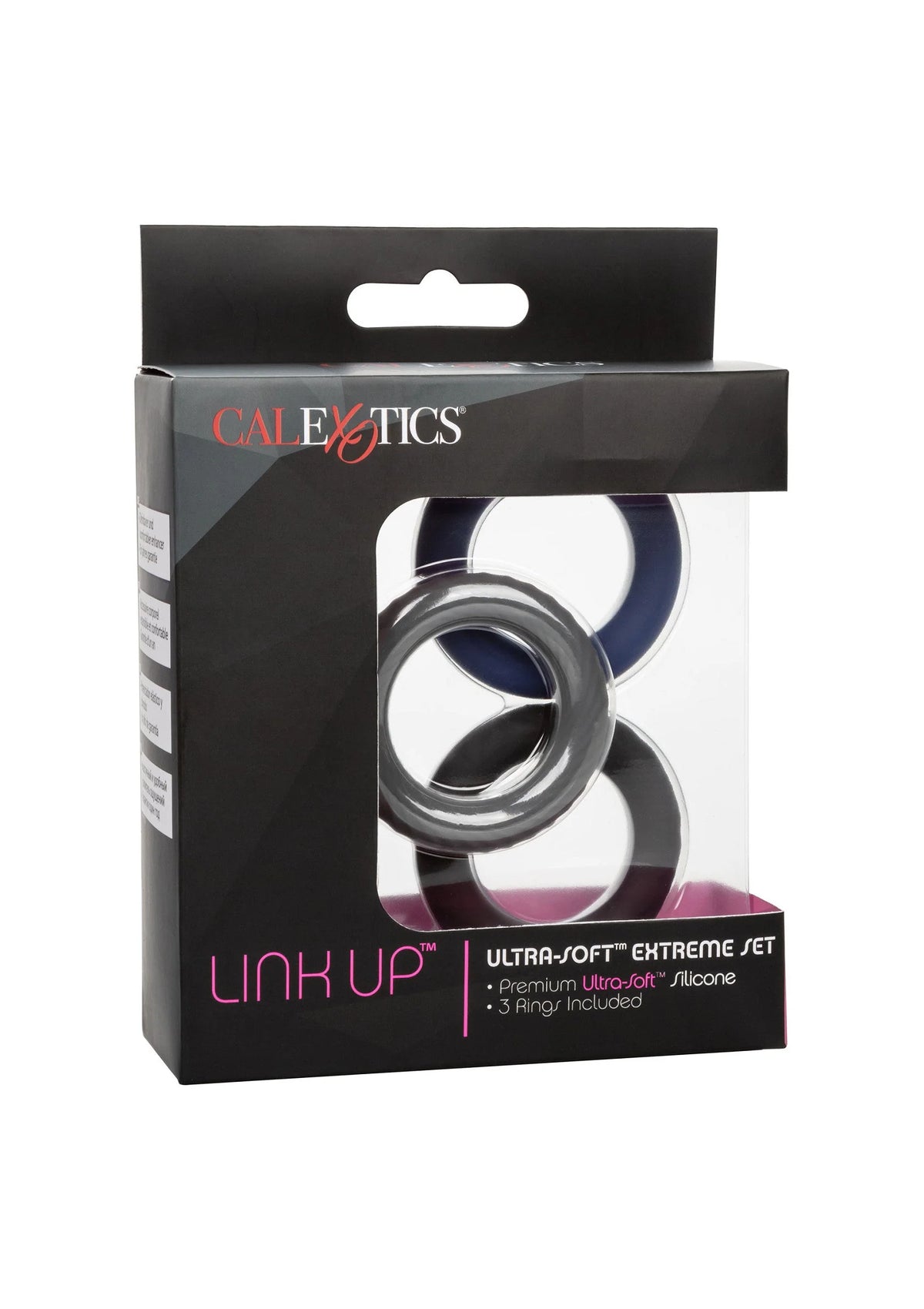 Bestel: Link Up Ultra - Soft Extreme Set cockring by CalExotics - bij Happytoys.nl, happytoys.be, Happytoys.ae: erotische sex webshop | liever Happy dan Easy ⭐⭐⭐⭐⭐
