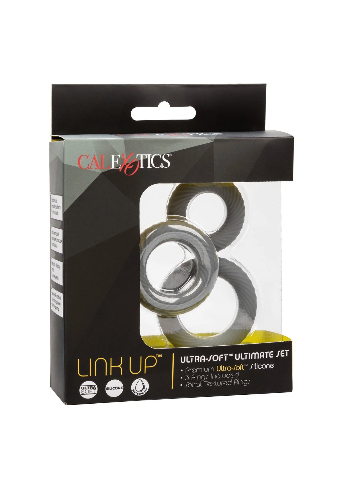 Bestel: Link Up Ultra - Soft Ultimate Set Cockring by CalExotics - bij Happytoys.nl, happytoys.be, Happytoys.ae: erotische sex webshop | liever Happy dan Easy ⭐⭐⭐⭐⭐