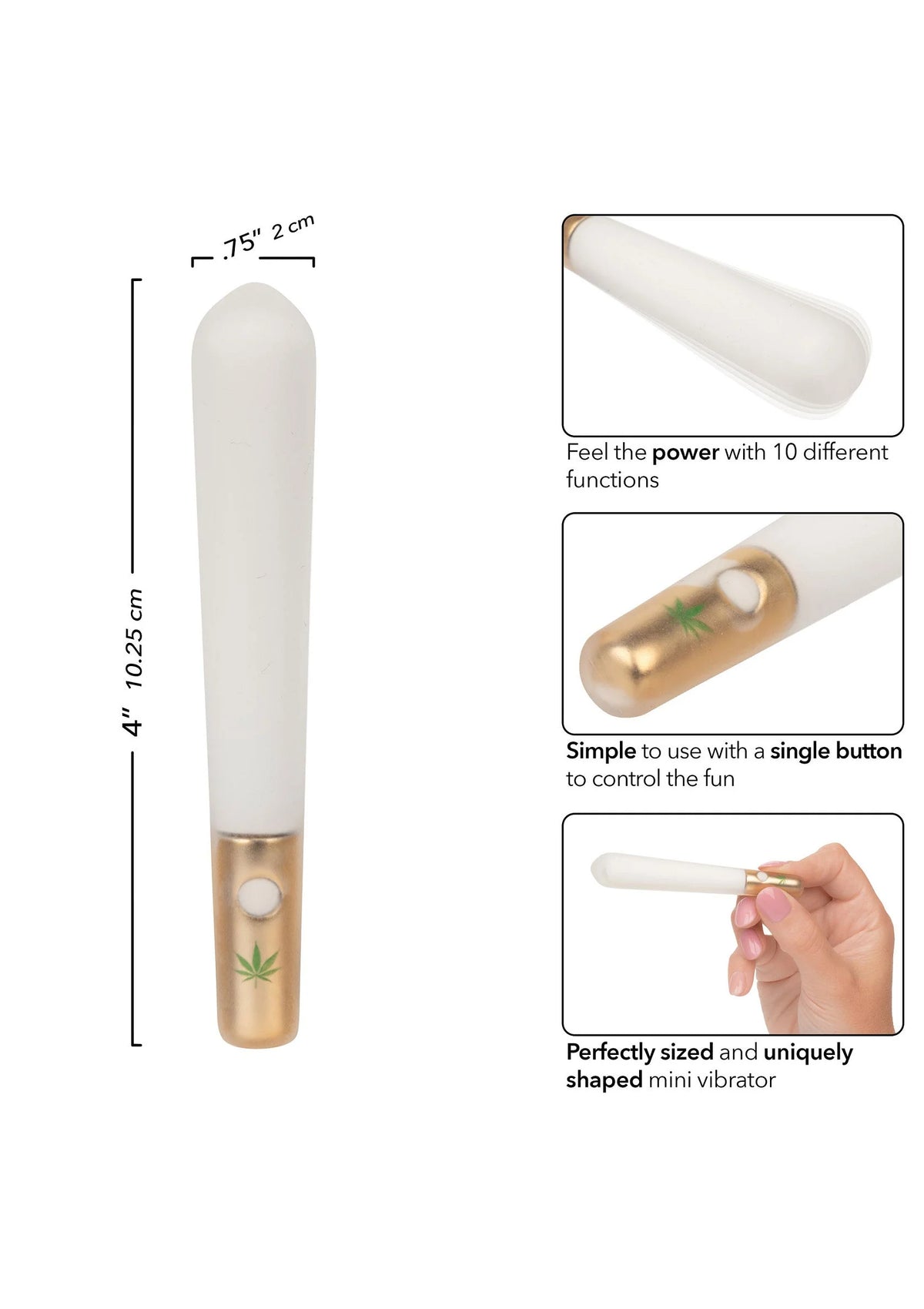 Bestel: Smoke Show Mini Joint Vibrator - bij Happytoys.nl, happytoys.be, Happytoys.ae: erotische sex webshop | liever Happy dan Easy ⭐⭐⭐⭐⭐