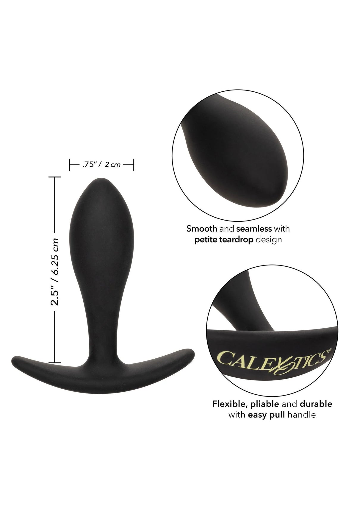 Bestel: Boundless Teardrop Plug by CalExotics - bij Happytoys.nl, happytoys.be, Happytoys.ae: erotische sex webshop | liever Happy dan Easy ⭐⭐⭐⭐⭐