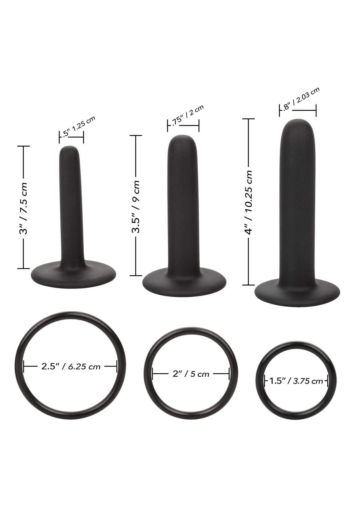 Bestel: Boundless Silicone Pegging Kit by CalExotics - bij Happytoys.nl, happytoys.be, Happytoys.ae: erotische sex webshop | liever Happy dan Easy ⭐⭐⭐⭐⭐