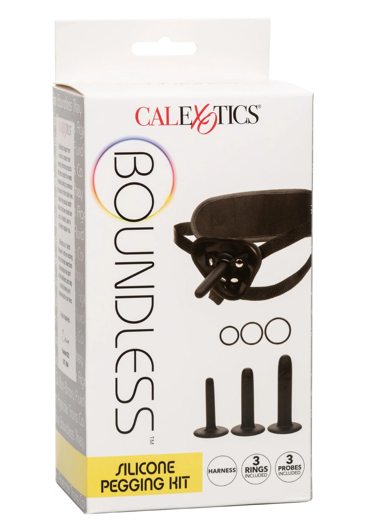 Bestel: Boundless Silicone Pegging Kit by CalExotics - bij Happytoys.nl, happytoys.be, Happytoys.ae: erotische sex webshop | liever Happy dan Easy ⭐⭐⭐⭐⭐