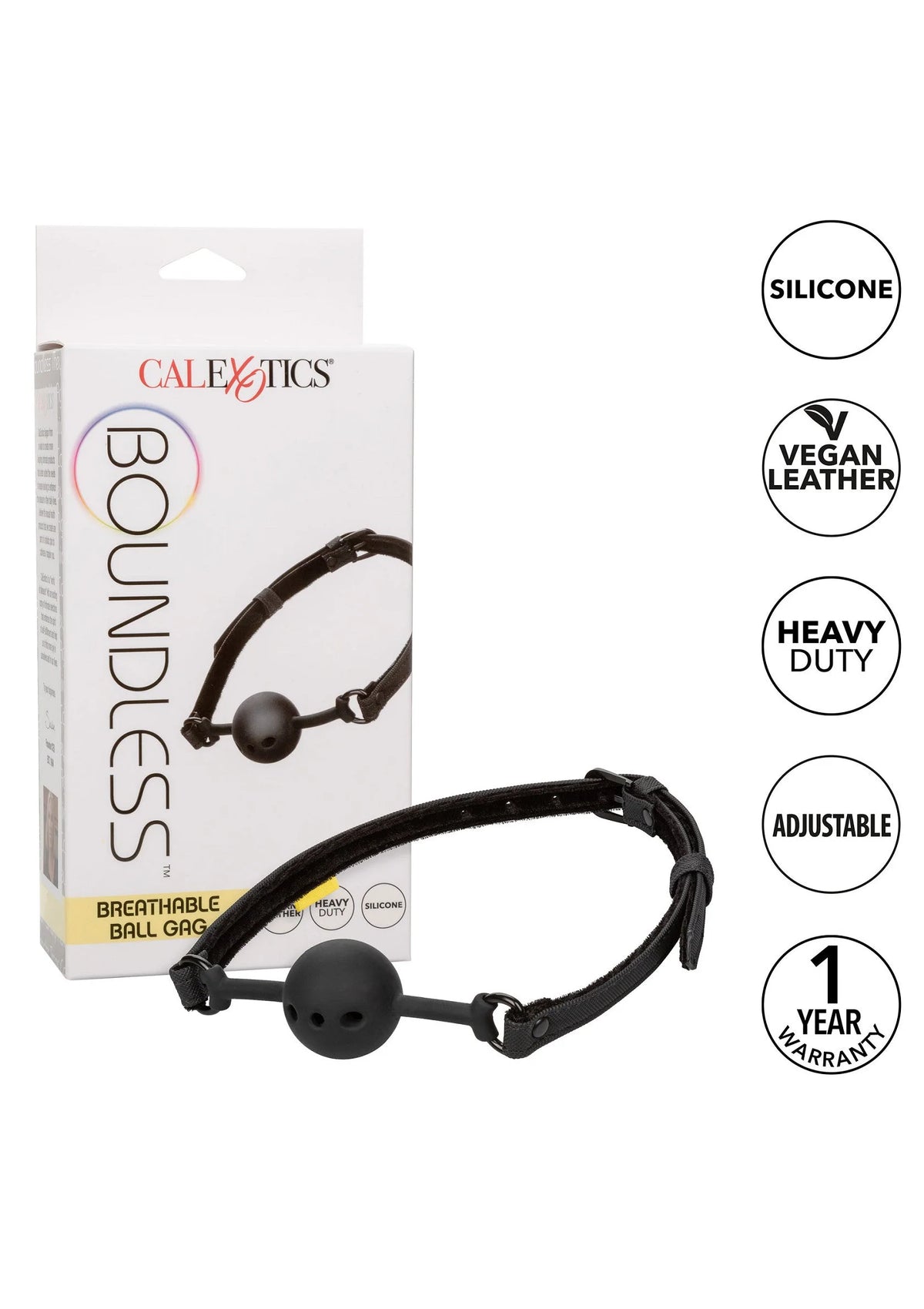 Bestel: Boundless Breathable Ball Gag CalExotics - bij Happytoys.nl, happytoys.be, Happytoys.ae: erotische sex webshop | liever Happy dan Easy âââââ