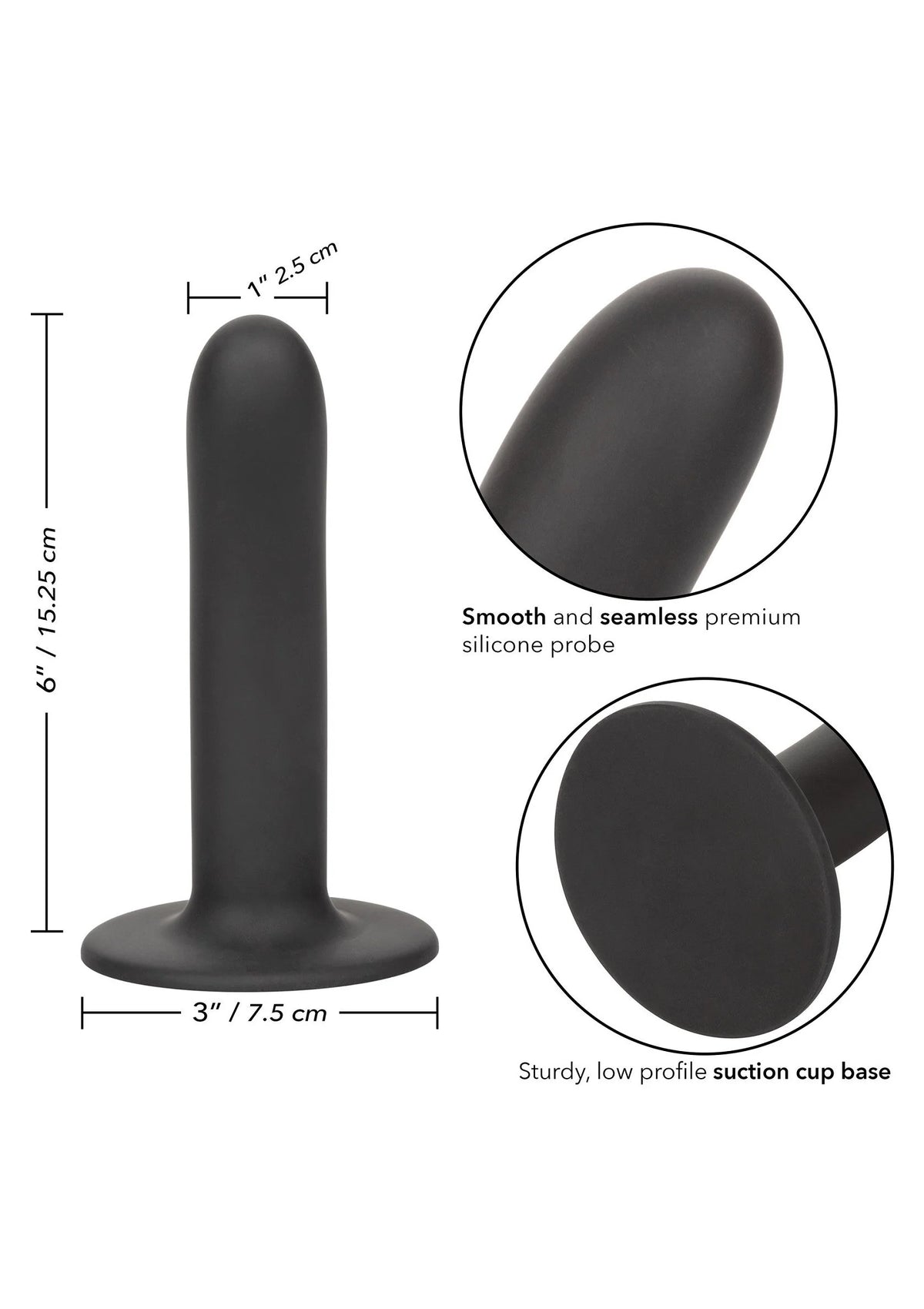 Bestel: Boundless 6”/15.25 cm Smooth by CalExotics - bij Happytoys.nl, happytoys.be, Happytoys.ae: erotische sex webshop | liever Happy dan Easy ⭐⭐⭐⭐⭐