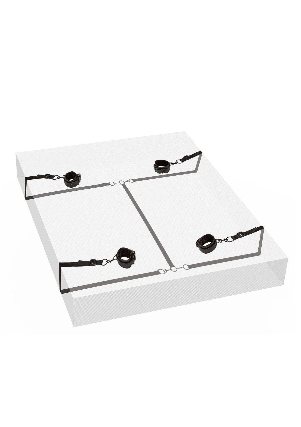 Bestel: Boundless Bed Restraint by CalExotics - bij Happytoys.nl, happytoys.be, Happytoys.ae: erotische sex webshop | liever Happy dan Easy âââââ - Default Title - 14246 - BLACK