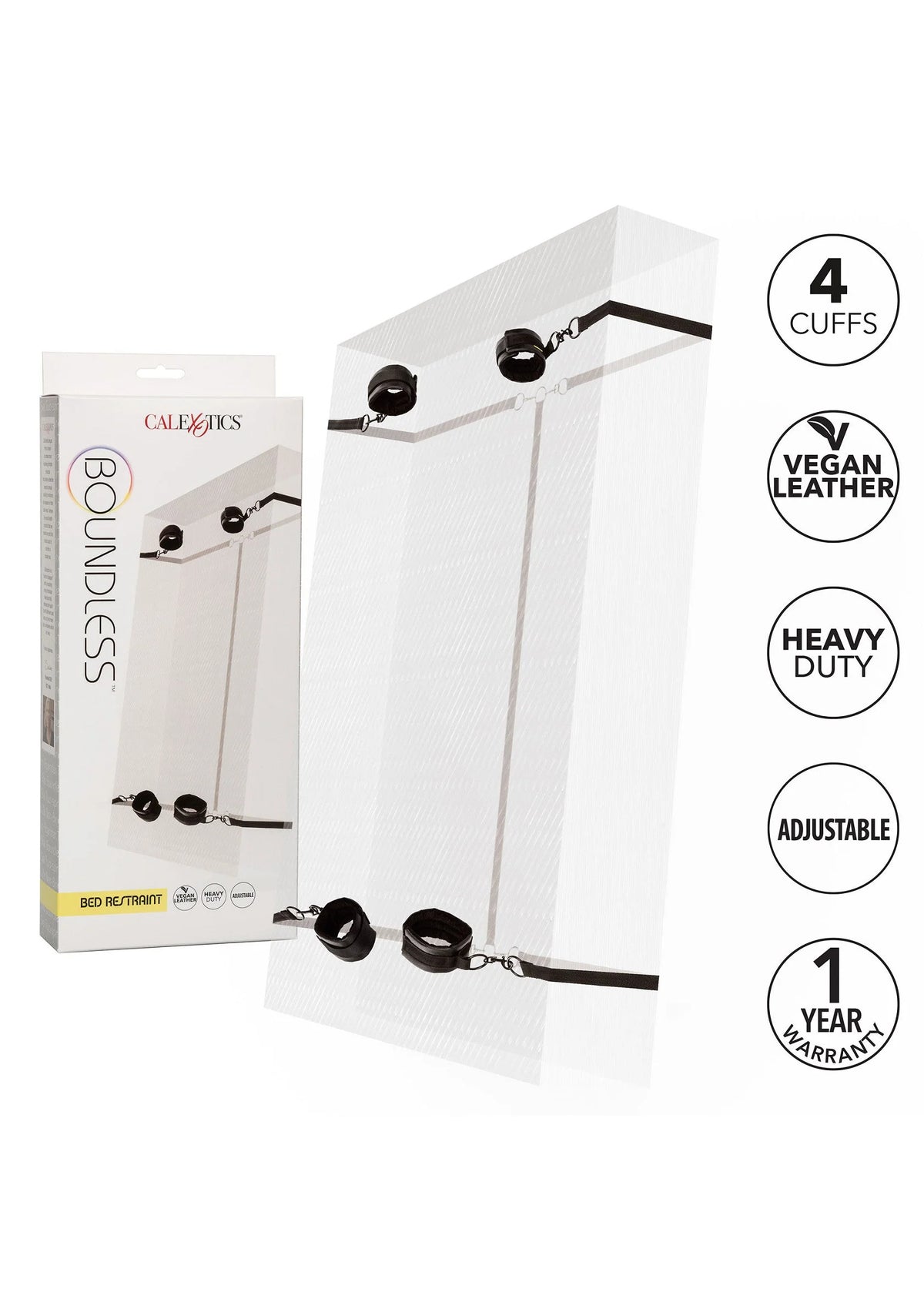 Bestel: Boundless Bed Restraint by CalExotics - bij Happytoys.nl, happytoys.be, Happytoys.ae: erotische sex webshop | liever Happy dan Easy âââââ