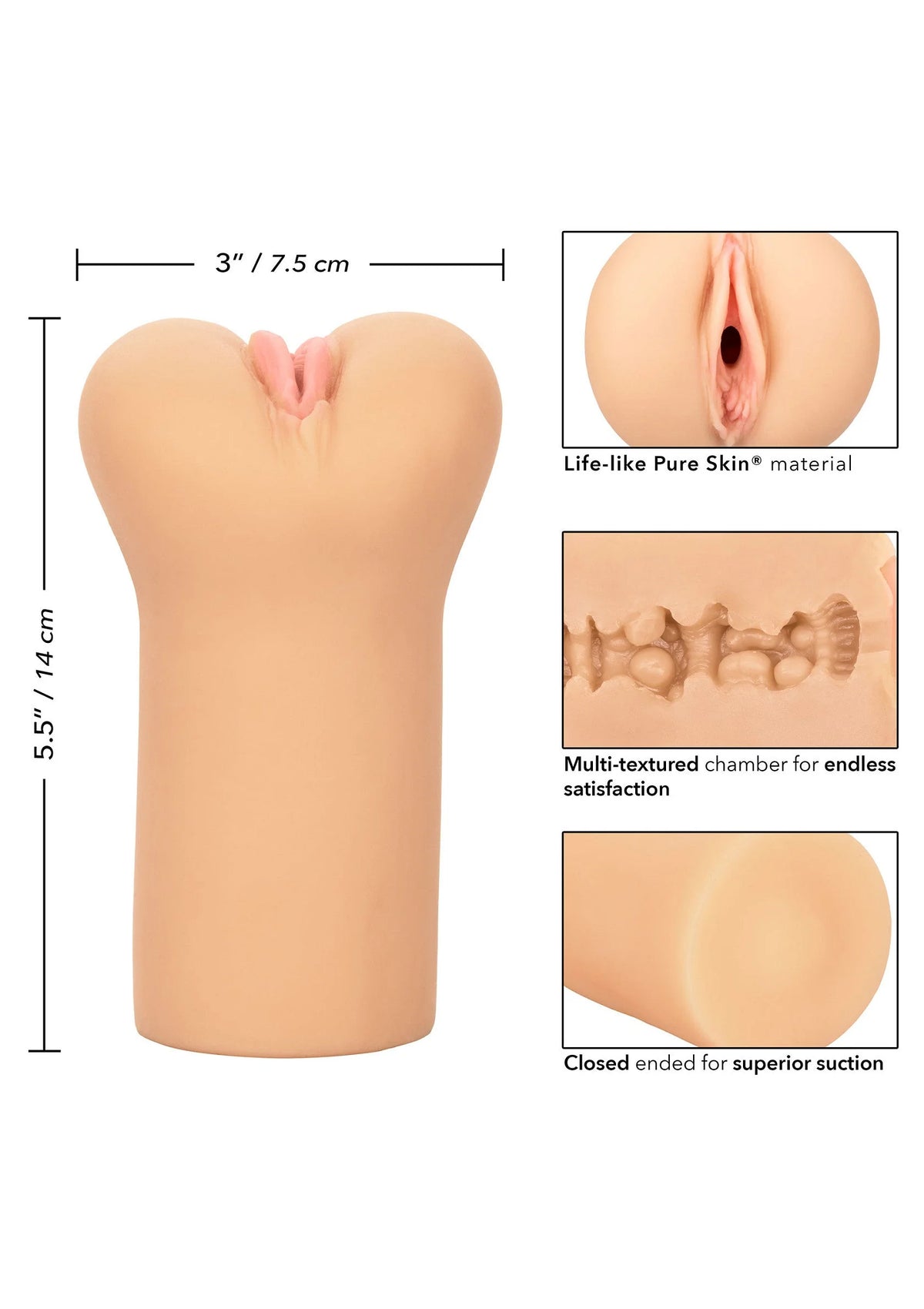 Bestel: Boundless Vulva by CalExotics - bij Happytoys.nl, happytoys.be, Happytoys.ae: erotische sex webshop | liever Happy dan Easy ⭐⭐⭐⭐⭐