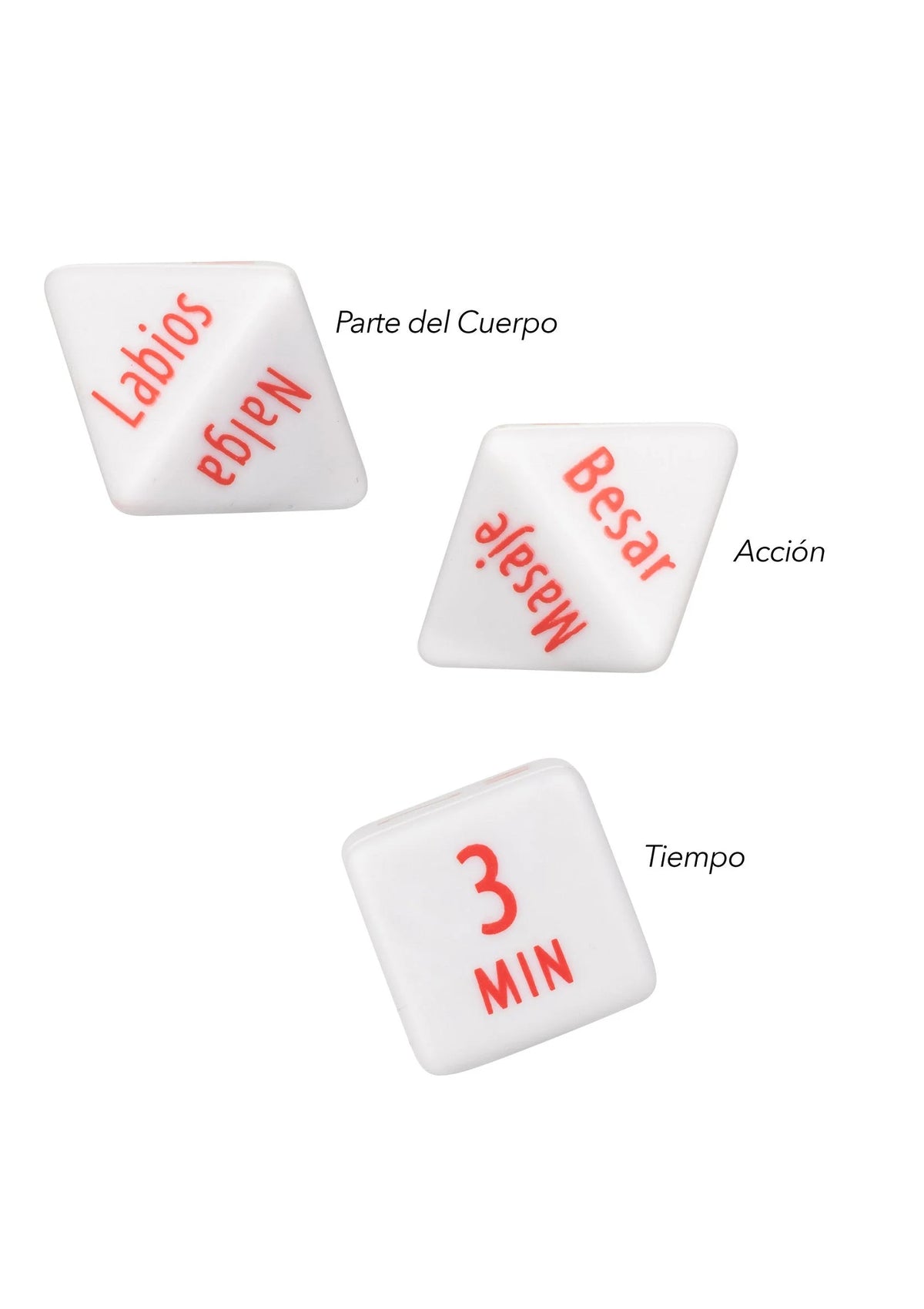 Bestel: Tempt & Tease Dados dice (ESP) by CalExotics - bij Happytoys.nl, happytoys.be, Happytoys.ae: erotische sex webshop | liever Happy dan Easy ⭐⭐⭐⭐⭐