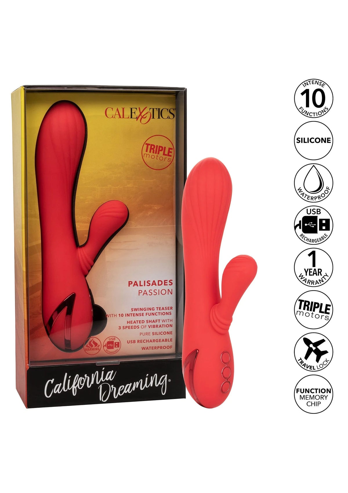 Bestel: California Dreaming Palisades Passion by CalExotics - bij Happytoys.nl, happytoys.be, Happytoys.ae: erotische sex webshop | liever Happy dan Easy ⭐⭐⭐⭐⭐
