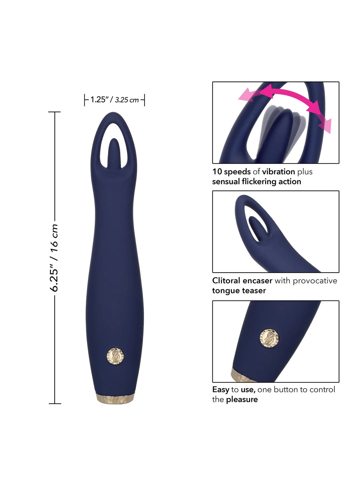 Bestel: Chíc Jasmine by CalExotics - bij Happytoys.nl, happytoys.be, Happytoys.ae: erotische sex webshop | liever Happy dan Easy ⭐⭐⭐⭐⭐