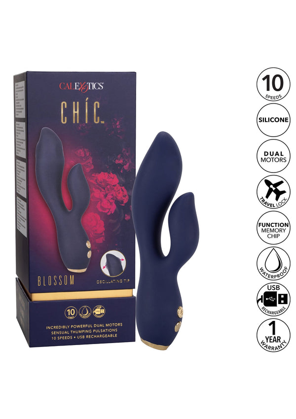 Bestel: Chic Blossom Dual Massager Vibrator by CalExotics Chic - bij Happytoys.nl, happytoys.be, Happytoys.ae: erotische sex webshop | liever Happy dan Easy ⭐⭐⭐⭐⭐