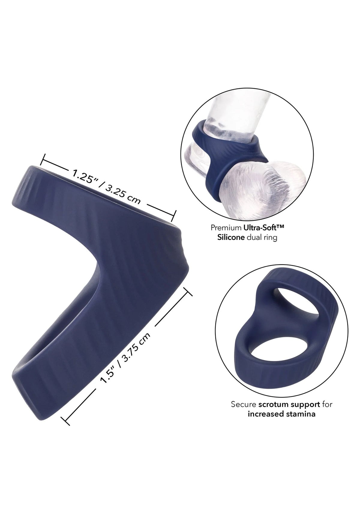 Bestel: Viceroy Max Dual Ring by CalExotics Viceroy - bij Happytoys.nl, happytoys.be, Happytoys.ae: erotische sex webshop | liever Happy dan Easy âââââ