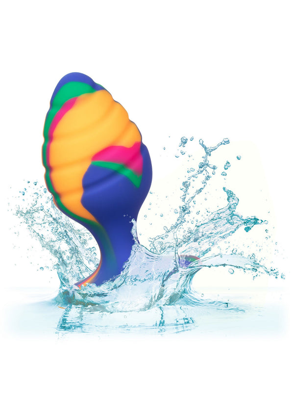 Bestel: Medium Swirl Plug by CalExotics Cheeky - bij Happytoys.nl, happytoys.be, Happytoys.ae: erotische sex webshop | liever Happy dan Easy ⭐⭐⭐⭐⭐