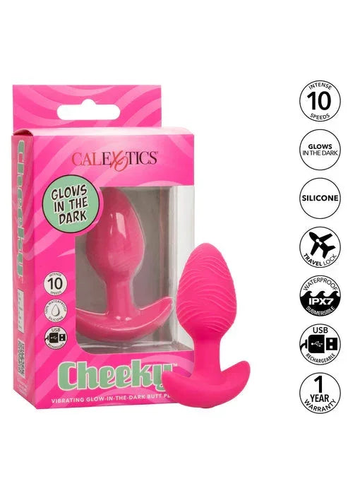 Bestel: Cheeky Glow Vibrating Plug S by CalExotics - bij Happytoys.nl, happytoys.be, Happytoys.ae: erotische sex webshop | liever Happy dan Easy âââââ