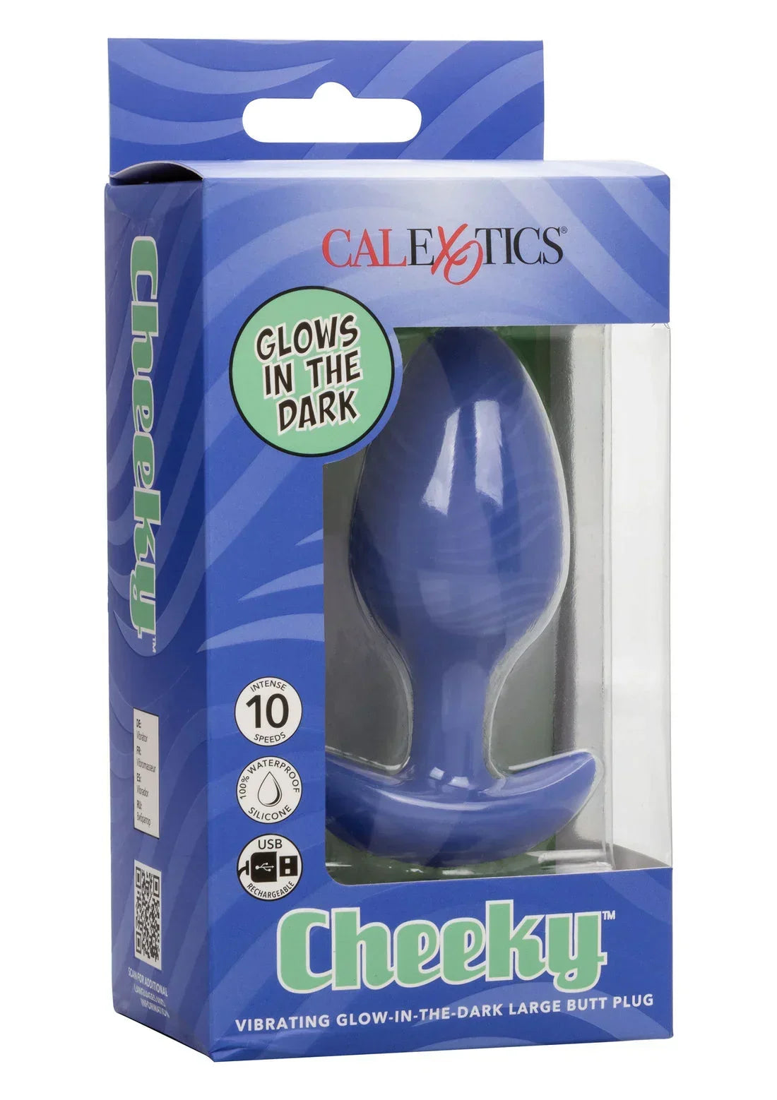 Bestel: Cheeky Glow Vibrating Plug L by CalExotics - bij Happytoys.nl, happytoys.be, Happytoys.ae: erotische sex webshop | liever Happy dan Easy âââââ