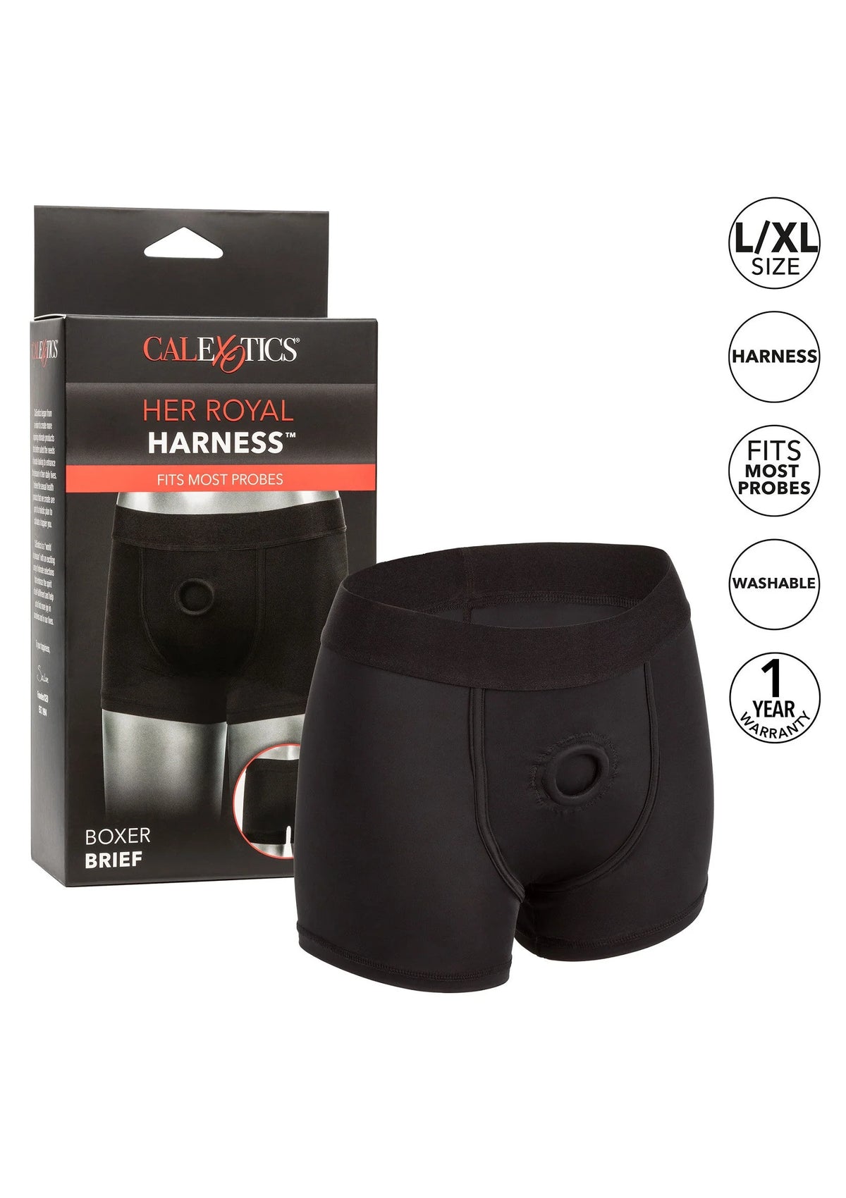 Bestel: Boxer Brief voor Strap - On by CalExotics - bij Happytoys.nl, happytoys.be, Happytoys.ae: erotische sex webshop | liever Happy dan Easy ⭐⭐⭐⭐⭐