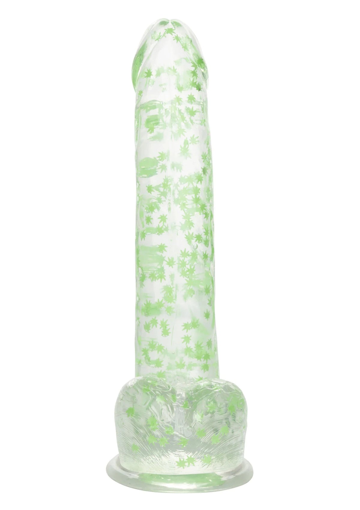 Bestel: Naughty Bits I Leaf Dick Glow - In - The - Dark Weed Leaf Dildo by CalExotics - bij Happytoys.nl, happytoys.be, Happytoys.ae: erotische sex webshop | liever Happy dan Easy ⭐⭐⭐⭐⭐
