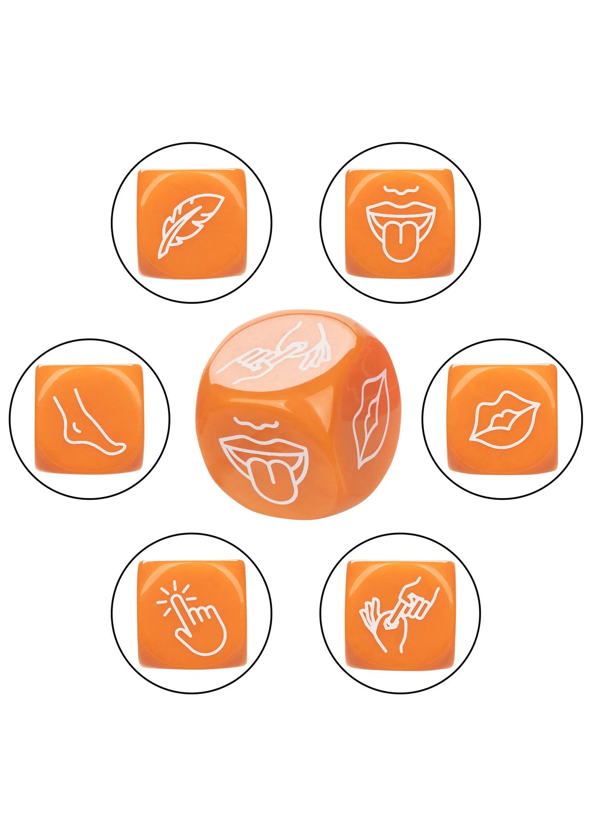 Bestel: Naughty Bits Roll With It Icon - Based Sex Dice Game by CalExotics - bij Happytoys.nl, happytoys.be, Happytoys.ae: erotische sex webshop | liever Happy dan Easy ⭐⭐⭐⭐⭐