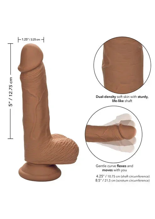 Bestel: Dual Density Silicone Stud 5 inch by CalExotics - bij Happytoys.nl, happytoys.be, Happytoys.ae: erotische sex webshop | liever Happy dan Easy ⭐⭐⭐⭐⭐