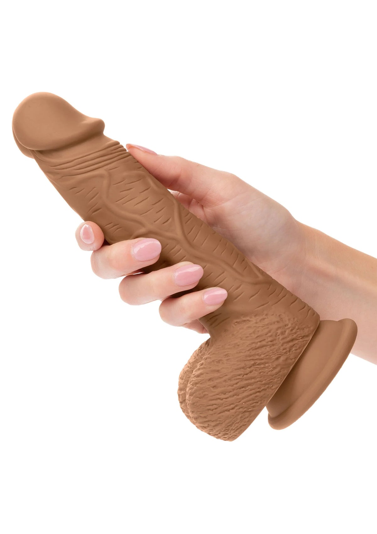 Bestel: Dual Density Silicone Stud Brown 6.25 inch by CalExotics - bij Happytoys.nl, happytoys.be, Happytoys.ae: erotische sex webshop | liever Happy dan Easy ⭐⭐⭐⭐⭐