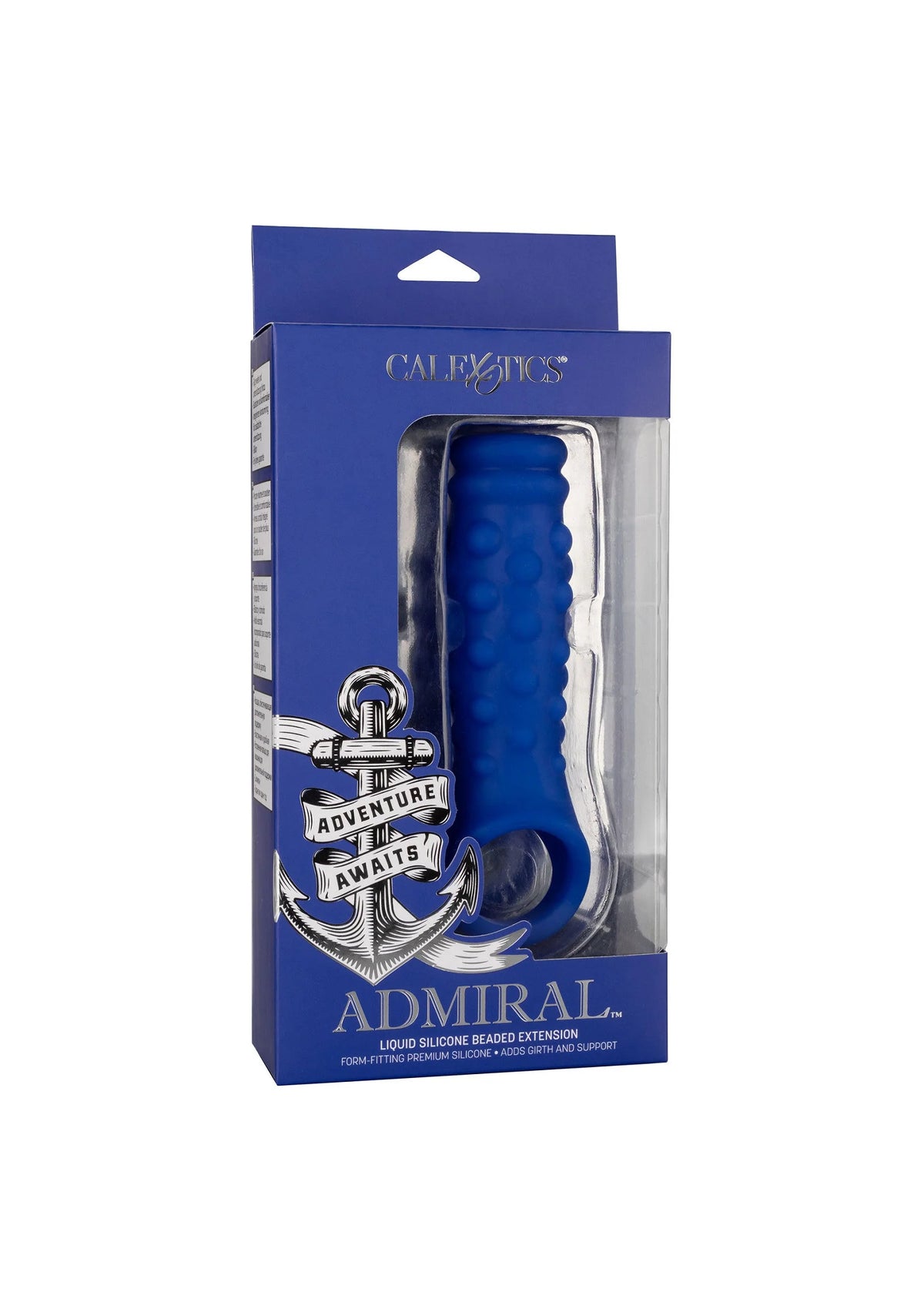 Bestel: Admiral Liquid Silicone Beaded Extension by CalExotics - bij Happytoys.nl, happytoys.be, Happytoys.ae: erotische sex webshop | liever Happy dan Easy ⭐⭐⭐⭐⭐