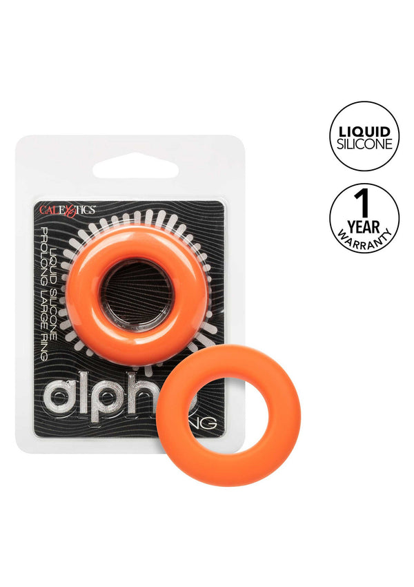 Bestel: Alpha Prolong Large Ring by CalExotics Alpha - bij Happytoys.nl, happytoys.be, Happytoys.ae: erotische sex webshop | liever Happy dan Easy ⭐⭐⭐⭐⭐