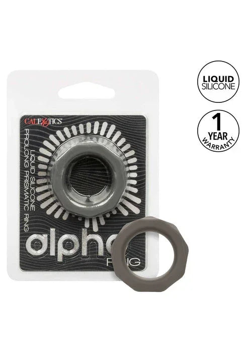 Bestel: Alpha Prolong Prismatic Ring by CalExotics - bij Happytoys.nl, happytoys.be, Happytoys.ae: erotische sex webshop | liever Happy dan Easy âââââ