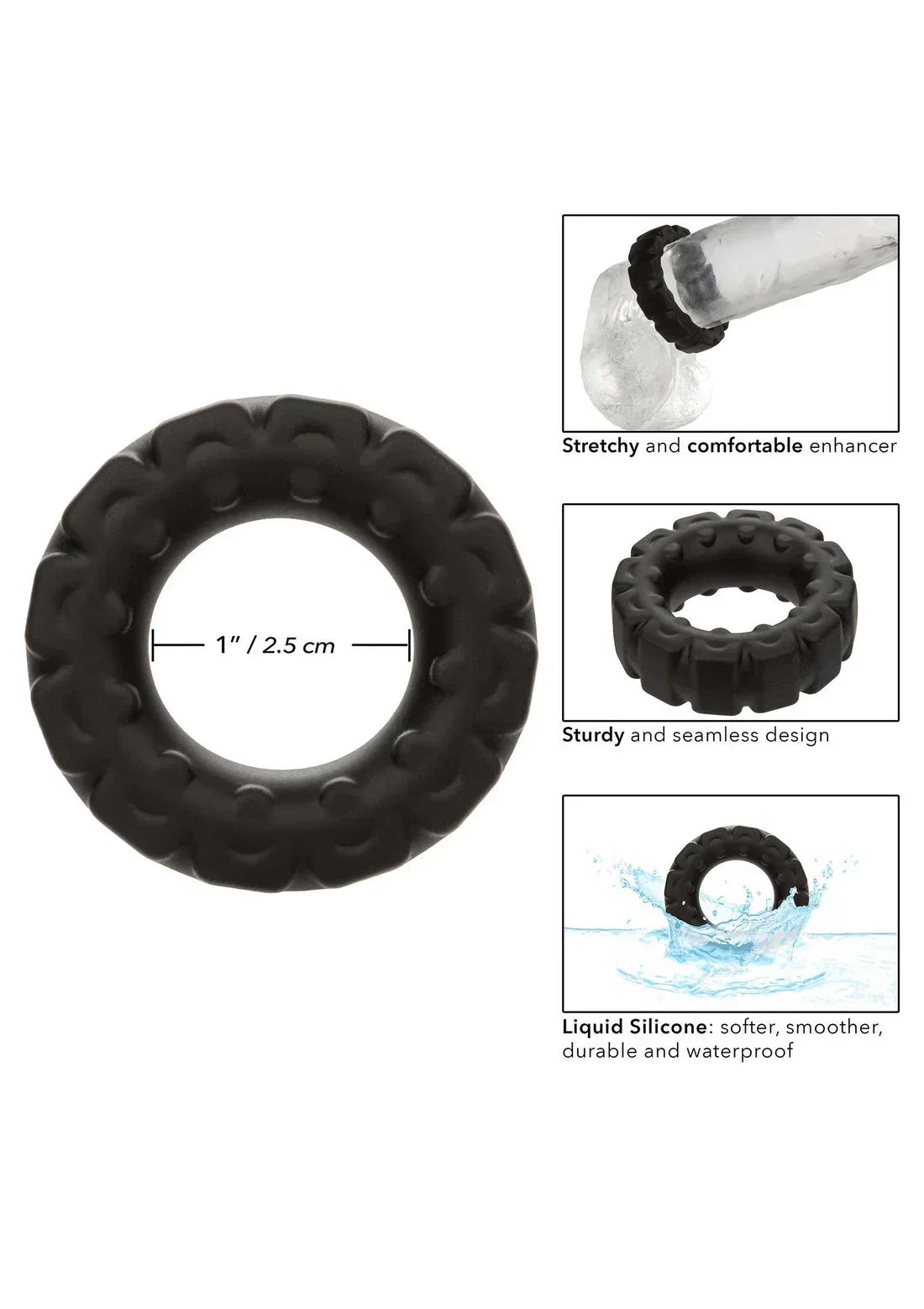 Bestel: Alpha Prolong Tread Ring by CalExotics - bij Happytoys.nl, happytoys.be, Happytoys.ae: erotische sex webshop | liever Happy dan Easy âââââ
