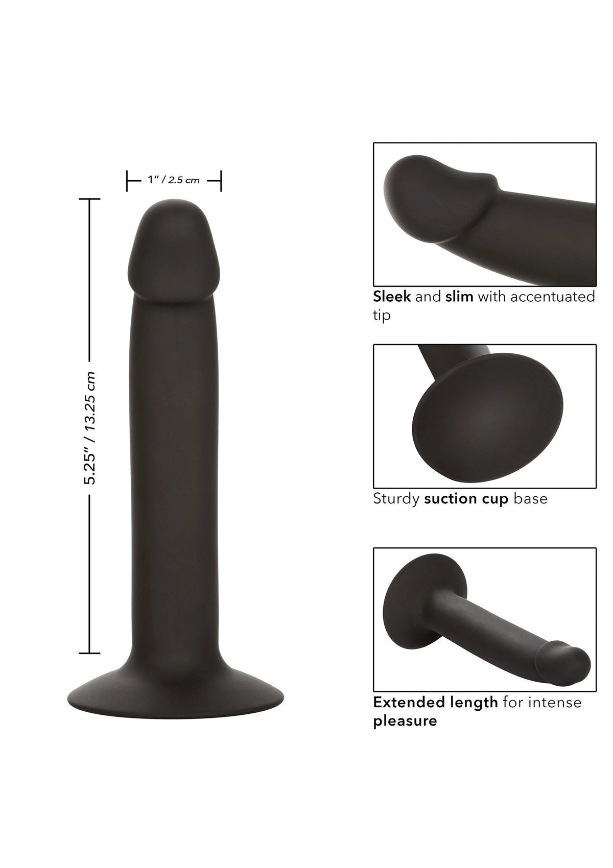 Bestel: Silicone Curved Anal Stud by CalExotics - bij Happytoys.nl, happytoys.be, Happytoys.ae: erotische sex webshop | liever Happy dan Easy ⭐⭐⭐⭐⭐