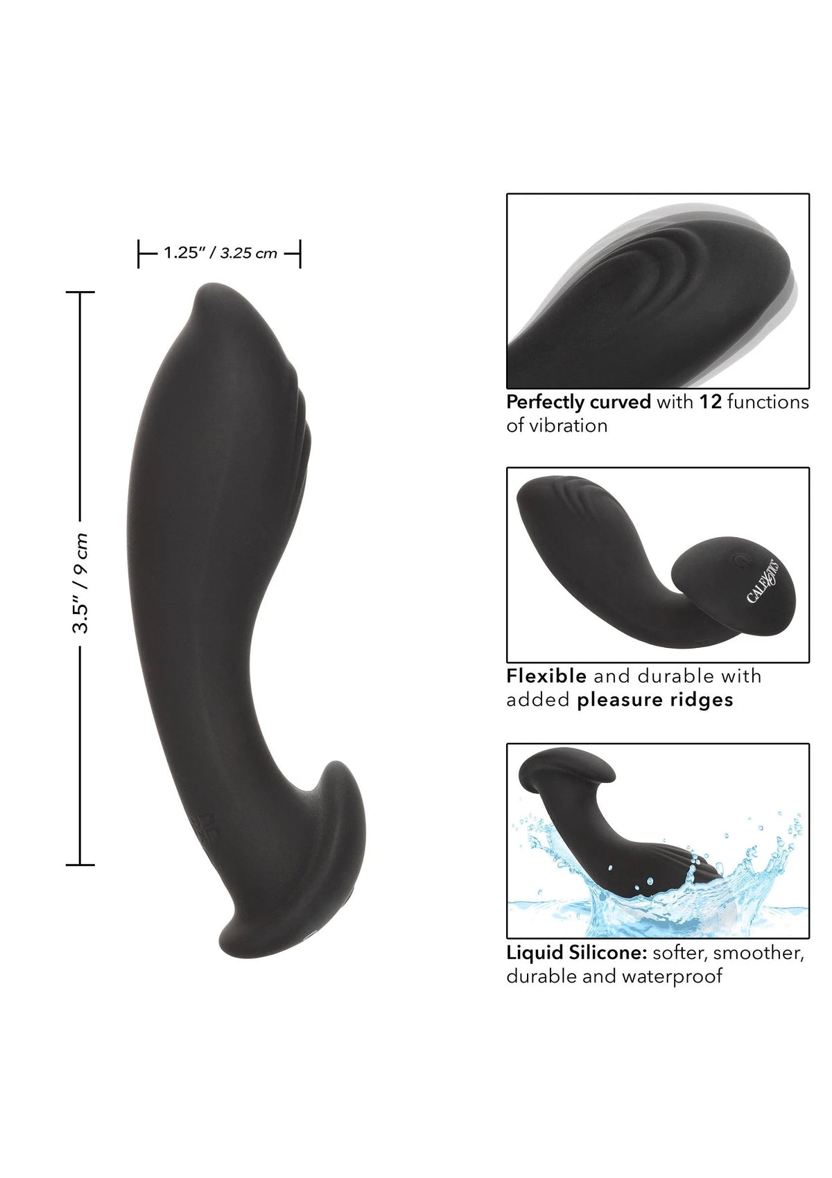 Bestel: Eclipse Liquid Silicone Flex Probe Vibrator by CalExotics - bij Happytoys.nl, happytoys.be, Happytoys.ae: erotische sex webshop | liever Happy dan Easy ⭐⭐⭐⭐⭐