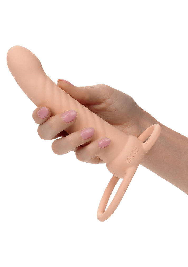 Bestel: Ribbed Dual Penetrator by CalExotics Performance Maxx - bij Happytoys.nl, happytoys.be, Happytoys.ae: erotische sex webshop | liever Happy dan Easy ⭐⭐⭐⭐⭐