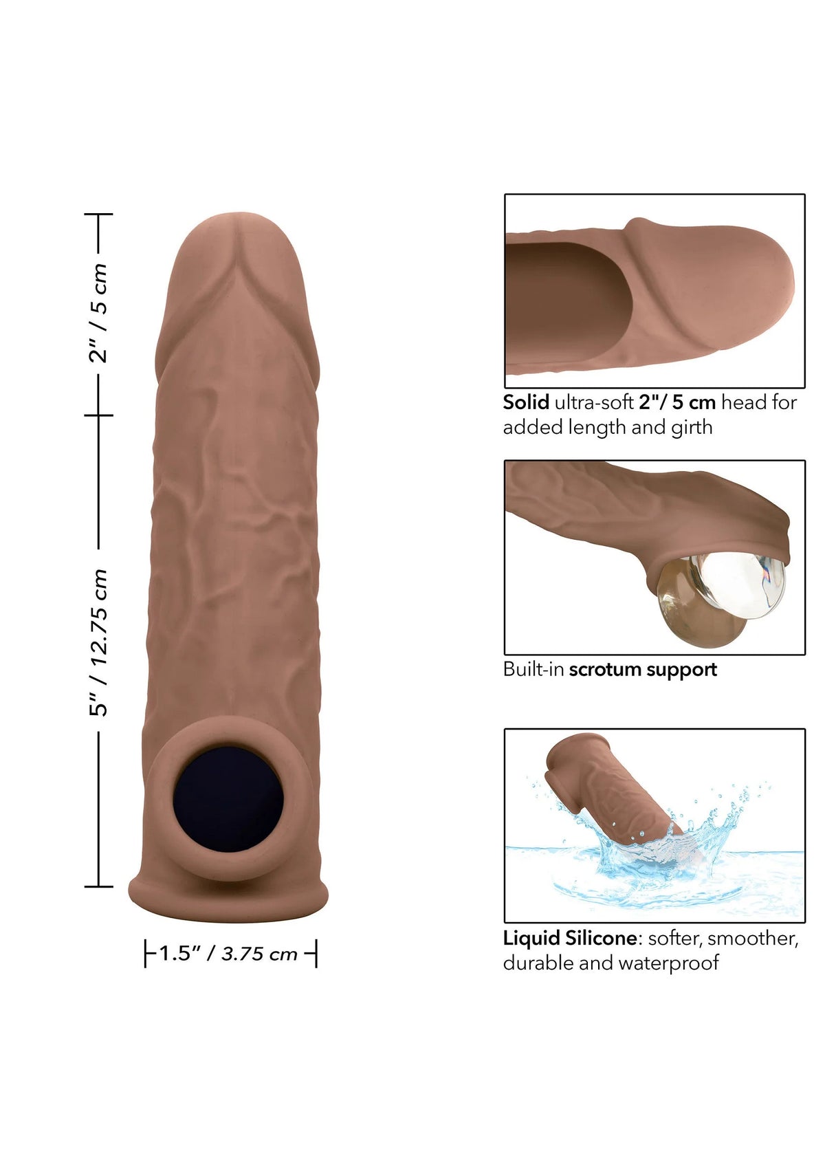 Bestel: Life - Like Extension 7 inch by CalExotics Performance Maxx - bij Happytoys.nl, happytoys.be, Happytoys.ae: erotische sex webshop | liever Happy dan Easy ⭐⭐⭐⭐⭐