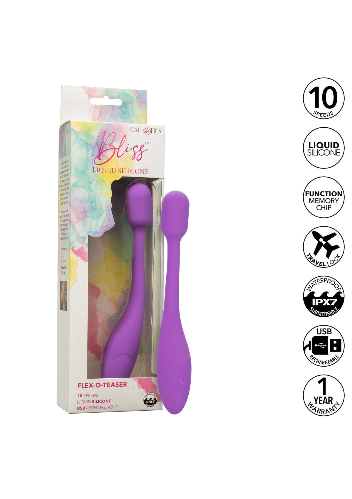 Bestel: Bliss Flex - O - Teaser vibrator by CalExotics Bliss - bij Happytoys.nl, happytoys.be, Happytoys.ae: erotische sex webshop | liever Happy dan Easy âââââ
