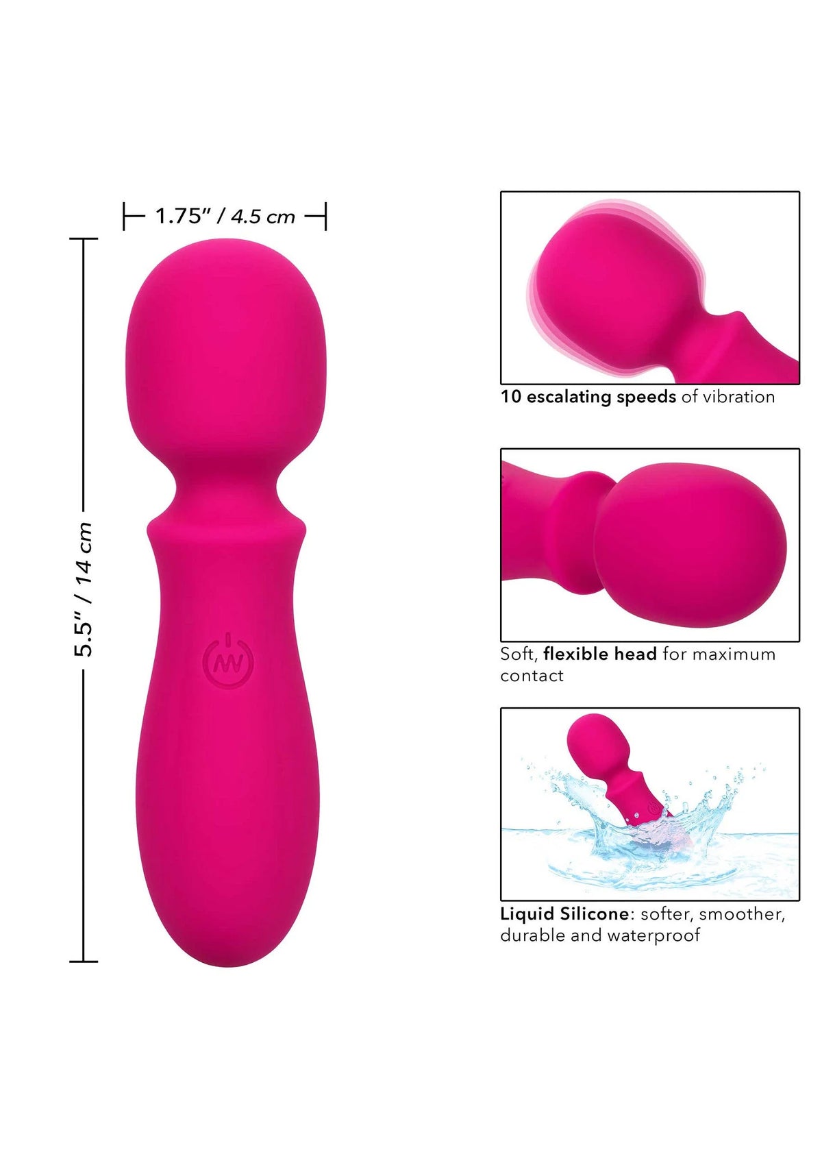 Bestel: Bliss Mini Wand - bij Happytoys.nl, happytoys.be, Happytoys.ae: erotische sex webshop | liever Happy dan Easy ⭐⭐⭐⭐⭐