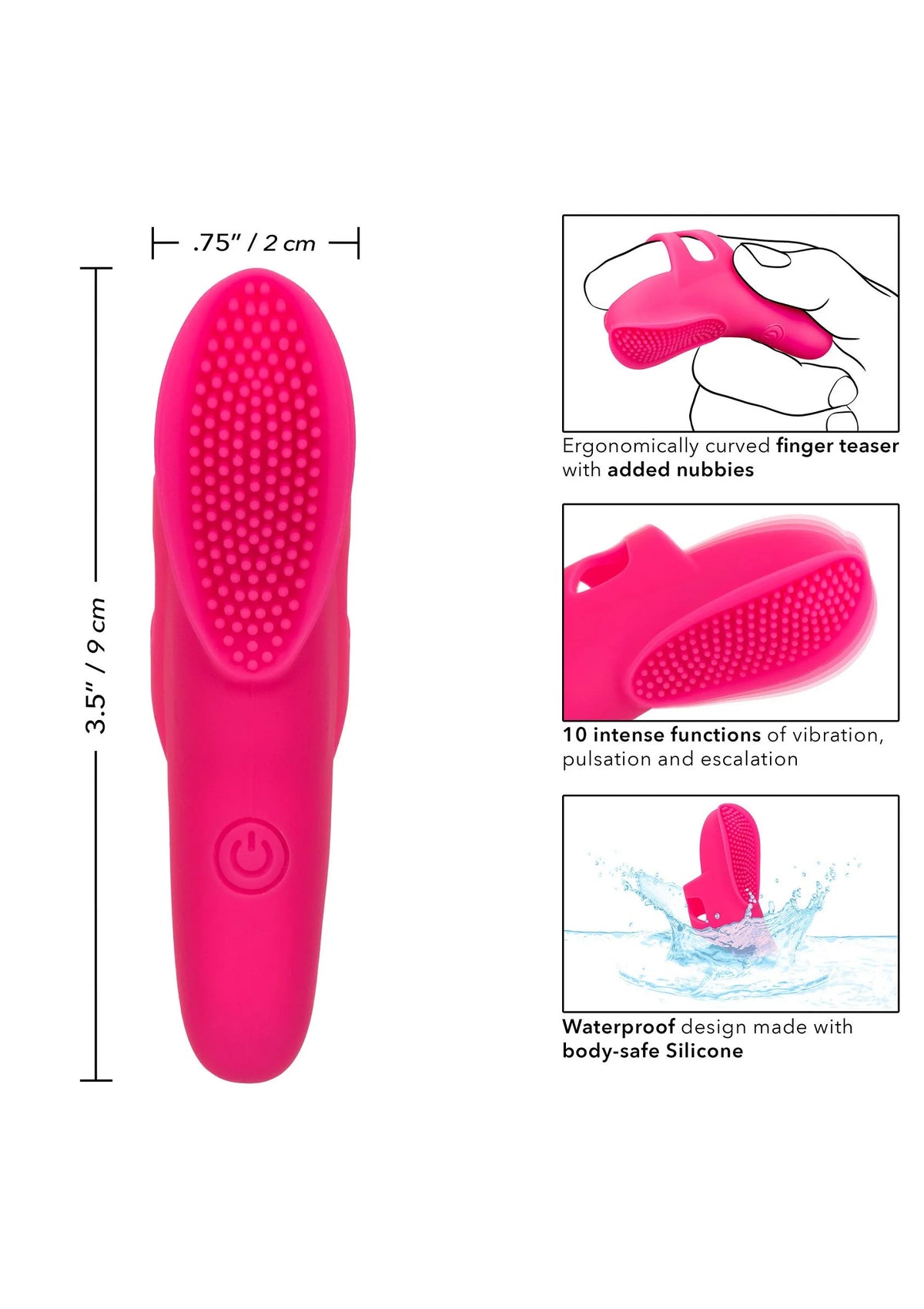 Bestel: Neon Vibes The Nubby Vibe by CalExotics - bij Happytoys.nl, happytoys.be, Happytoys.ae: erotische sex webshop | liever Happy dan Easy ⭐⭐⭐⭐⭐
