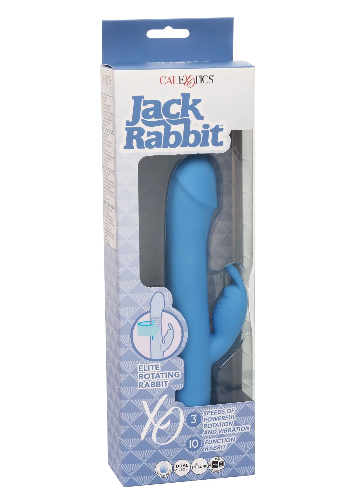 Bestel: Jack Rabbit Elite Rotating Rabbit vibrator by CalExotics - bij Happytoys.nl, happytoys.be, Happytoys.ae: erotische sex webshop | liever Happy dan Easy ⭐⭐⭐⭐⭐